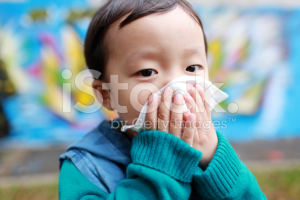 child sneeze
